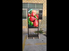 55inch lcd outdoor digital totem super slim thickness 98 mm natural cooling system