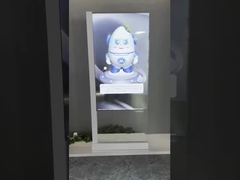 Affichage OLED transparent à l'intérieur pour les grands centres commerciaux