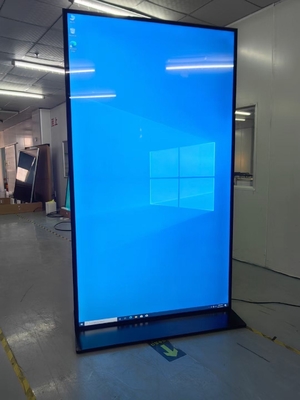 85/86inch 4K Full Screen Digital Signage Free Standing Advertising Display Touch Screen Player Kiosk