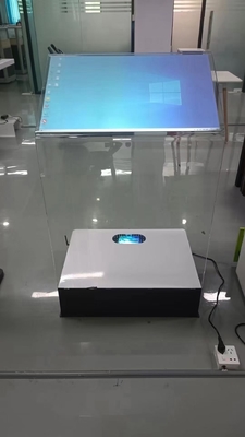 30 Inch Electronic Tempered Glass Holo Terminal Projection Transparent Interactive Touch Screen With HMDI Interface