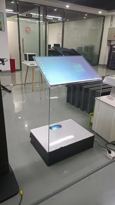 30 Inch Electronic Tempered Glass Holo Terminal Projection Transparent Interactive Touch Screen With HMDI Interface