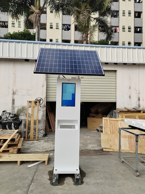 55inch Landscape Outdoor Digital Signage Display Totem Solar-Powered LCD Advertising Billboard Display