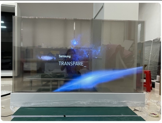 55 Inch Panel Self-Emission Transparent OLED Screen Display with High Transparency and Optional Touch Screen Function