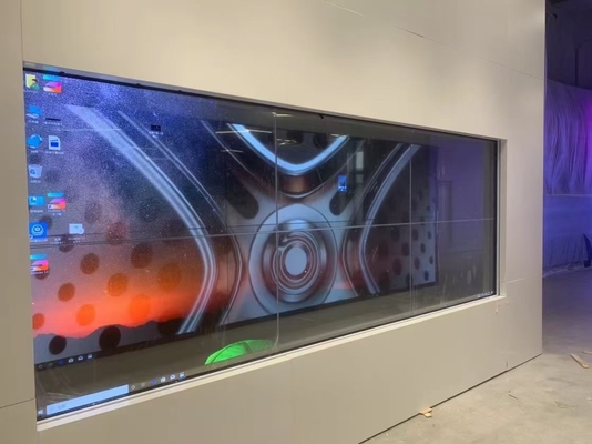 55 Inch Panel Self-Emission Transparent OLED Screen Display with High Transparency and Optional Touch Screen Function