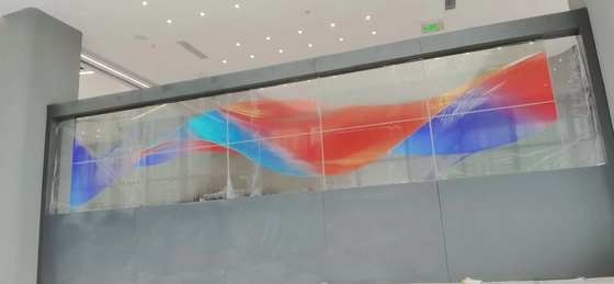 55 Inch Panel Self-Emission Transparent OLED Screen Display with High Transparency and Optional Touch Screen Function