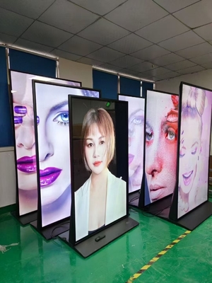 Standing 75 Inch Interactive Digital Signage Display Totem Full HD 1080p LCD Monitor Touch Screen Kiosk Advertising Screen