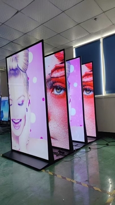 Standing 75 Inch Interactive Digital Signage Display Totem Full HD 1080p LCD Monitor Touch Screen Kiosk Advertising Screen