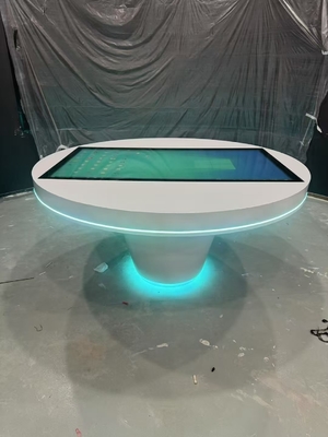 43 inch Black RGB Lighting LCD Touch Screen Table with Android WiFi IR/Capacitive Touch and 5mm Tempered Glass Cover