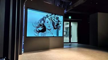 49inch 4K Transparent LCD Video Wall 2X2 Landscape / Portrait Screen Position Flexible Size Colorful