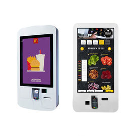 32'' Interactive Digital Signage , Restaurant Digital Signage With QR Code Scanner