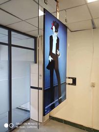 360 Rotating Display Lcd Digital Signage Double Sided Cable Wire Ceiling Hanging Type