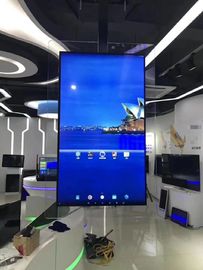 360 Rotating Display Lcd Digital Signage Double Sided Cable Wire Ceiling Hanging Type