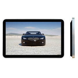 Wall Mount Lcd Advertising Screen , Rounded Rectangle Digital Display Board