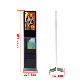 22 Inch Interactive Touch Screen Kiosk , Lcd Advertising Player For Newspaper Stand
