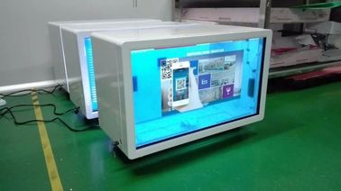 Vertical Transparent Touch Screen , Android Windows USB Input Transparent Lcd Monitor