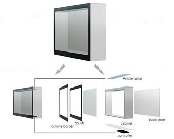 49 Inch Clear LCD Display With Infrared Touch Function Windows Android OS
