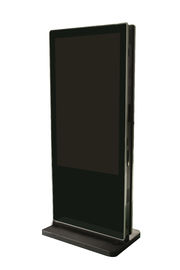 55 Inch Floor Standing Touch Screen Kiosk , Indoor Ultra Thin Touch Screen