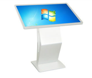 Round Angle Android Touch Screen Kiosk , Digital Display Touch Screen Kiosk