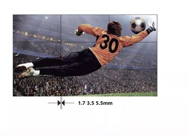 Panel Mount 4k Video Screen , 3x3 Video Wall With Led Backlit Technology
