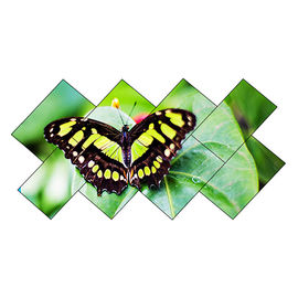 Indoor Seamless 4k Video Wall With Processor Irregular Shape High Definition
