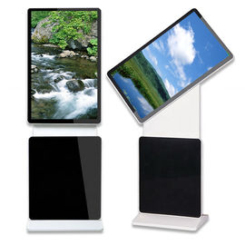 50" Indoor Free Standing Digital Signage 8 Core 360° Rotatable For Store
