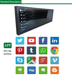 700 Ntis Stretched Bar Lcd Display 1920*540 Max Resolution 50,000 Hours Panel Life