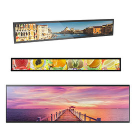 700 Ntis Stretched Bar Lcd Display 1920*540 Max Resolution 50,000 Hours Panel Life