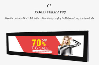 Horizontal Stretched Bar Lcd Display 32 38 Inch 2/3 Cut Special Size