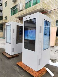 Small Size Outdoor Touch Screen Kiosk For Exhibition Customized Design