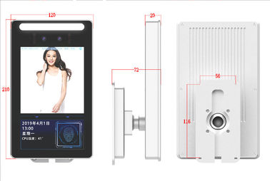 Android 7.1 Rfid Reader Access Control Infrared Thermometers