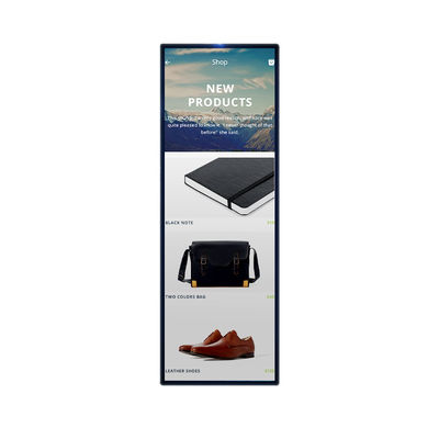 Floor Standing 110W 500cd/m2 67.8" LCD Stretched Bar