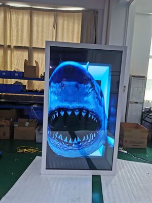 86/75 Inch See Through Lcd Screen , Transparent Lcd Panel High Brightness