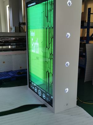 86/75 Inch See Through Lcd Screen , Transparent Lcd Panel High Brightness