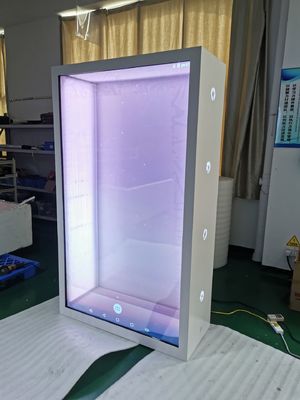 86/75 Inch See Through Lcd Screen , Transparent Lcd Panel High Brightness