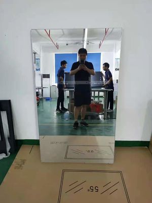 85W 700cd/M2 Wall Mounted Digital Signage Interactive PCAP Magic Mirror VESA