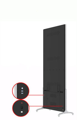 55 65 Inch 4K Pcap Multi Touch Screen Kiosk Floor Standing PCAP With Camera