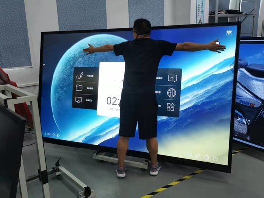 VGA 4K  3840x2160 TV Interactive Whiteboard 110in Office Conference Smart Board