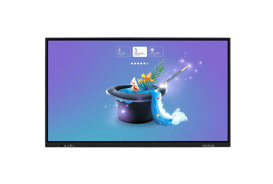75 Inch Interactive Touch Board Metal SPCC 280W Electronic Touch Whiteboard