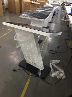 BOE Panel Floor Standing Digital Signage 6ms Interactive Information IR PCAP